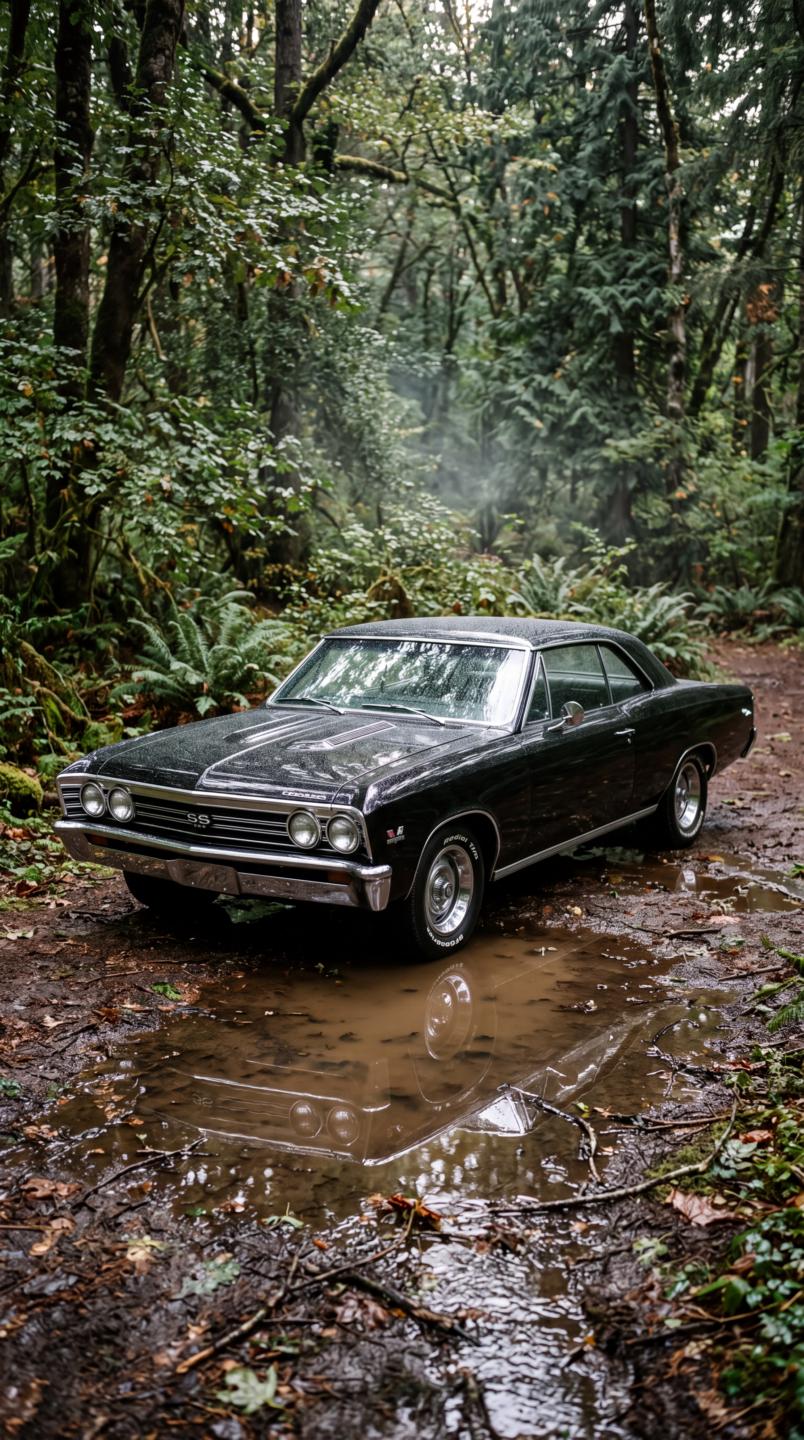 Finished Abandoned Car Pressure-Wash Reveal