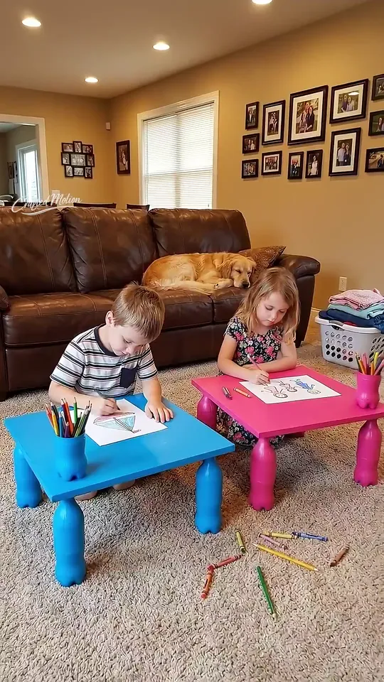 Finished Coca-Cola Bottle Kids Table