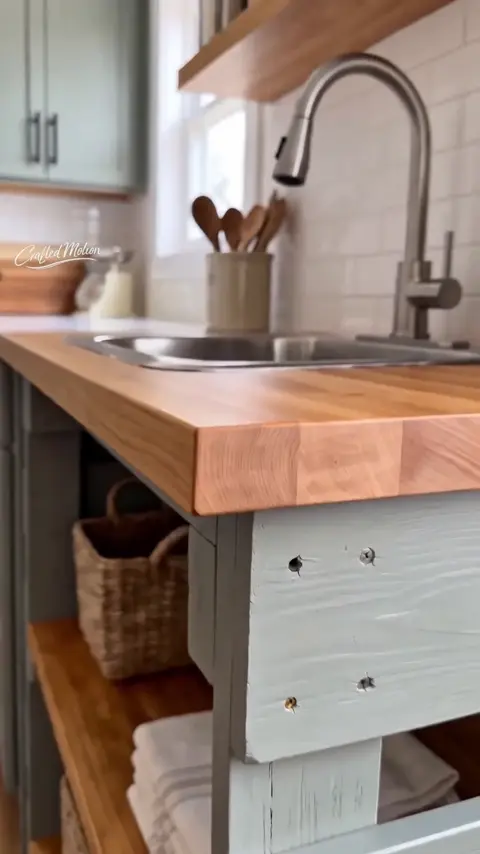 Finished Pallet Sink Build