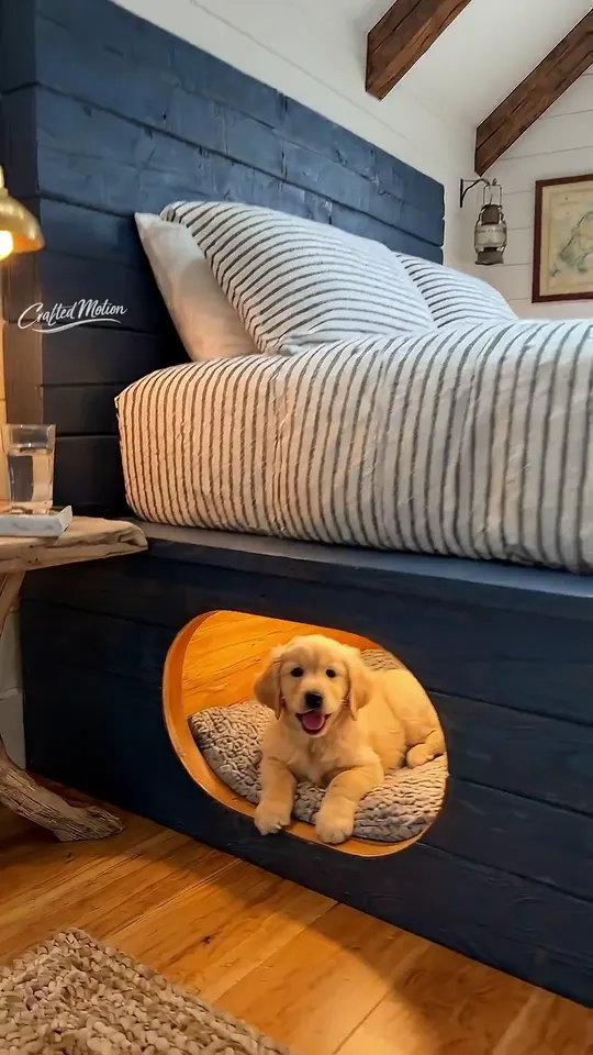 Finished Pet Den Bed Frame Build